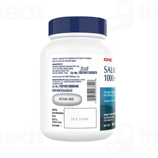 Gnc Salmon Oil 1000mg Capsule 60