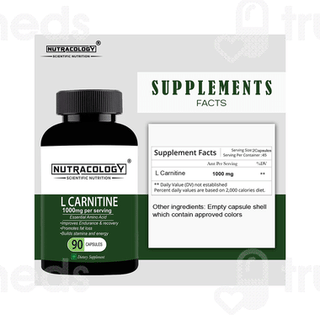 Nutracology L Carnitine 1000mg Capsule 90