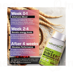 Health Veda Organics Korean Red Ginseng Capsule 60