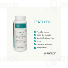 Sharrets Nutritions Resonate 1000mg Vegan Capsule 30 Sharrets Nutritions Resonate 1000mg Vegan Capsule 30