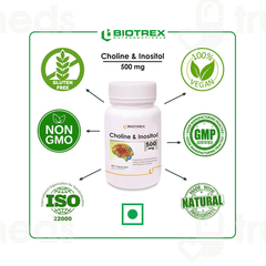 Biotrex Choline & Inositol 500mg Capsule 60