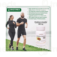 Biotrex Choline & Inositol 500mg Capsule 60