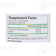 Biotrex Choline & Inositol 500mg Capsule 60