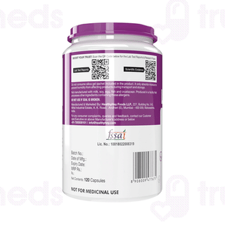 Healthy Hey Nutrition L Arginine Vegetable Capsule 120