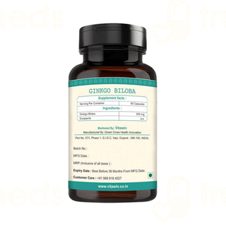 Vitawin Ginkgo Biloba Vegetarian Capsule 60