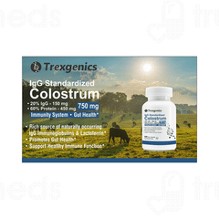 Trexgenics Igg Standardized Colostrum 750mg 60 Veg Capsule