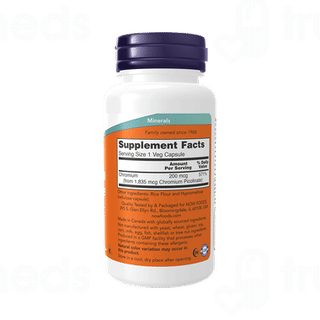 Now Chromium Picolinate 200mcg Veg Capsule 100