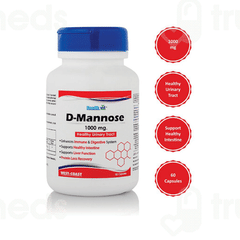 Healthvit D Mannose 1000mg Capsule 60