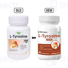 Biotrex L Tyrosine 500mg Veg  Capsule 60