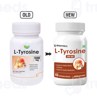 Biotrex L Tyrosine 500mg Veg  Capsule 60