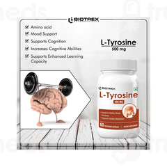 Biotrex L Tyrosine 500mg Veg  Capsule 60