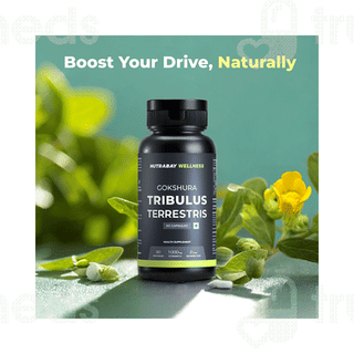 Nutrabay Wellness Gokshura Tribulus Terrestris Capsule 60