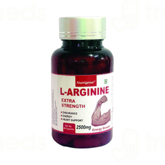 Nutrigrow L Arginine Extra Strength 2500Mg Capsule 90