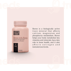 Sheneed Better With Boron 3Mg Capsule 60