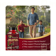 Humming Herbs Red Korean Ginseng Root Capsule 90