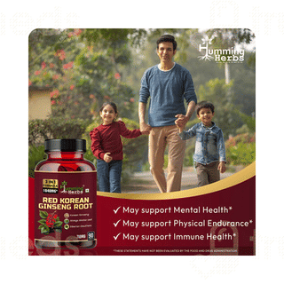 Humming Herbs Red Korean Ginseng Root Capsule 90