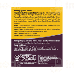 Nutriley Body & Weight Gain Capsule 60
