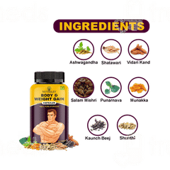 Nutriley Body & Weight Gain Capsule 60