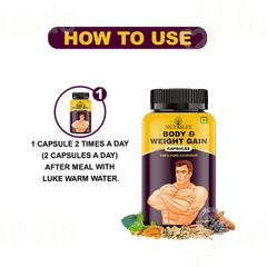 Nutriley Body & Weight Gain Capsule 60