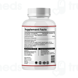 Nutrafirst Safed Musli Extract Capsule 60
