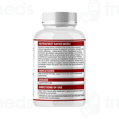 Nutrafirst Safed Musli Extract Capsule 60 Nutrafirst Safed Musli Extract Capsule 60