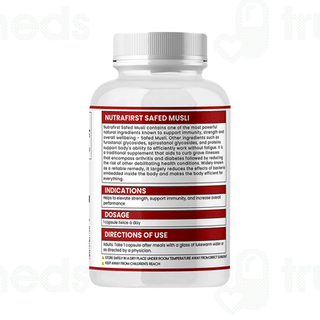 Nutrafirst Safed Musli Extract Capsule 60