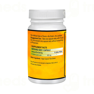 Vitaruhe R Alpha Lipoic Acid 300mg Capsule 90