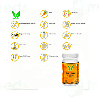 Vitaruhe R Alpha Lipoic Acid 300mg Capsule 90