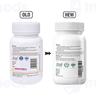 Biotrex Carica Papaya Leaf Extract 500mg Veg Capsule 60