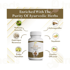 Natture Zone Weight Gain Capsule 60
