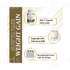 Natture Zone Weight Gain Capsule 60