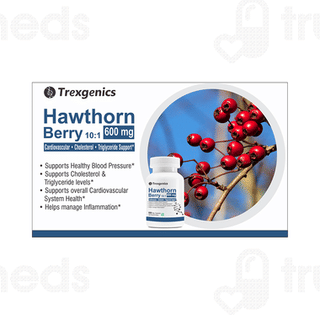 Trexgenics Hawthorn Berry 600mg Veg Capsule 60