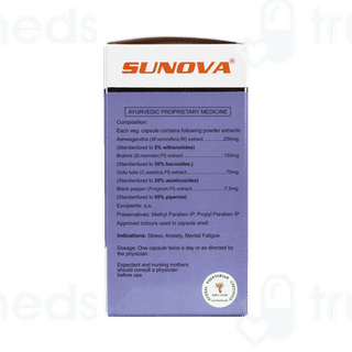 Sunova Anti Stress Veg Capsule 60