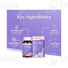 Sunova Anti Stress Veg Capsule 60