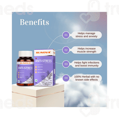 Sunova Anti Stress Veg Capsule 60