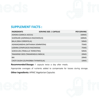 Powernosh Nutrition Balance Pcos & Uti Care Capsule 60