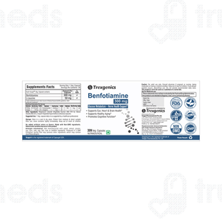 Trexgenics Benfotiamine 300mg Veg Capsule 30