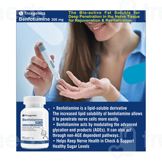 Trexgenics Benfotiamine 300mg Veg Capsule 30