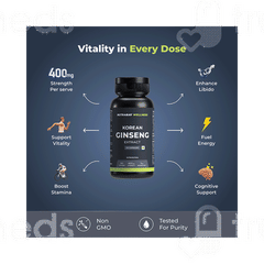 Nutrabay Wellness Korean Ginseng Extract Capsule 60