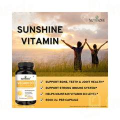 Nutrazee Vegan D3 Veg Liquid Capsule 60