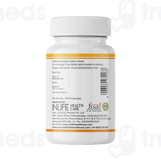 Inlife Plant Based Vitamin E Capsule 30