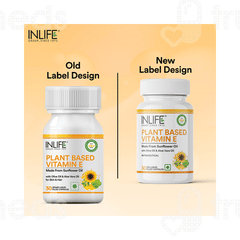 Inlife Plant Based Vitamin E Capsule 30