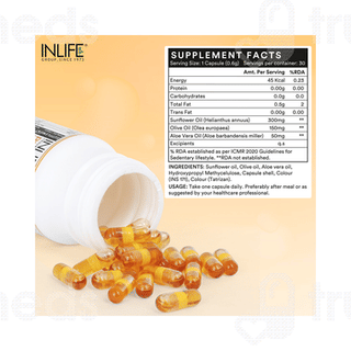 Inlife Plant Based Vitamin E Capsule 30