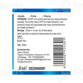 Vitaruhe 5 Htp Capsule 60