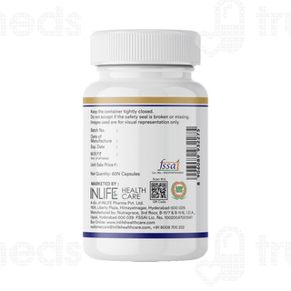 Inlife Vitamin D3 600iu Capsule 60