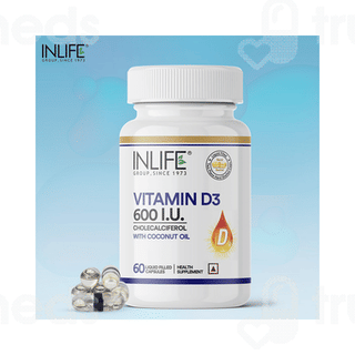 Inlife Vitamin D3 600iu Capsule 60