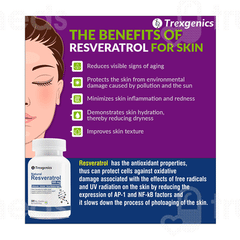 Trexgenics Natural Resveratrol 500mg Veg Capsule 30