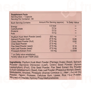 Sheneed High Fiber Supplement Capsule 60