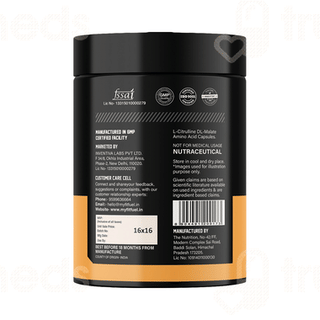 Myfitfuel L Citrulline Dl Malate No Sugar Capsule 120