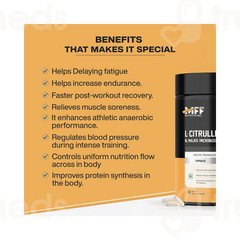 Myfitfuel L Citrulline Dl Malate No Sugar Capsule 120